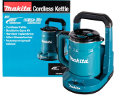 Аккумуляторный чайник Makita, 36 В, 800 мл, без АКБ и ЗУ, DKT360Z