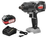 Аккумуляторный гайковерт ИНТЕРСКОЛ ГАУ-1200/36ВЭ, 36 В, 1200 Hм, 2050 уд/мин, с АКБ 2.5 Ач и ЗУ (819.1.0.70-B25C)