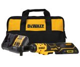 Аккумуляторный угловой гайковерт DEWALT DCF512D1, с трещоткой, 18 В, 95 Нм, 250 об/мин, с АКБ 2 Ач и ЗУ, в сумке (DCF512D1-QW)