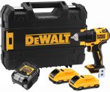 Аккумуляторная дрель-шуруповерт DEWALT DCD708L2T, 18 В, 1650 об/мин, с 2 АКБ 3 Ач и ЗУ, в кейсе TSTAK (DCD708L2T-QW)