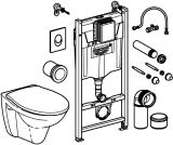 Комплект инсталляции GROHE Solido Compact 4 в 1 с подвесным унитазом Lecico Perth и сиденьем (39116000)