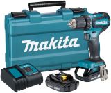Аккумуляторная дрель-шуруповерт Makita DDF485SYE, 18 В, 1900 об/мин, с 2 АКБ 1.5 Ач и ЗУ, в кейсе