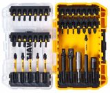 Набор оснастки DEWALT, 38 предметов, в кейсе + защитные очки в комплекте, DT70733T