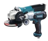 Набор электроинструмента Makita: угловая шлифмашина GA5090X01 + ударный шуруповерт TD0101F (ACSET-51)