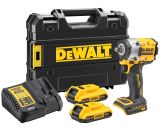 Аккумуляторный гайковерт DEWALT DCF921D2T, 18 В, 610 Нм, 3550 уд/мин, с 2 АКБ 2 Ач и ЗУ, в кейсе TSTAK (DCF921D2T-QW)