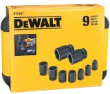 Набор торцевых головок DEWALT EXTREME IMPACT DT7507, 9 предметов в боксе