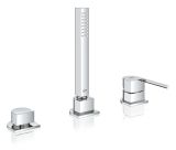Смеситель для ванны GROHE Plus на 3 отверстия, хром (23845003)