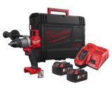 Аккумуляторная ударная дрель-шуруповерт Milwaukee M18 FPD2-502X, 18 В, 135 Нм, 2000 об/мин, 32000 уд/мин, с 2 АКБ 5 Ач и ЗУ, в кейсе, 4933464264