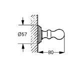 Крючок для халата GROHE Sinfonia, хром (40052000)