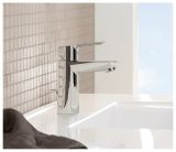 Смеситель для раковины GROHE Start Edge с донным клапаном, хром (23342000)