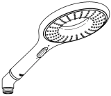 Ручной душ GROHE Rainshower Icon, 2 режима, хром/фисташковый (27630000)