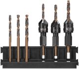 Набор пилотных сверл, зенкеров и бит DEWALT DT70779T, с механизмом быстрой смены, 24 шт., в кейсе (DT70779T-QZ)