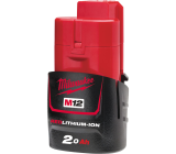 Аккумулятор Milwaukee RED M12 B2, Li-Ion, 12 В, 2 Ач, 4932430064