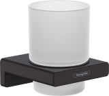 Стакан для зубных щеток hansgrohe AddStoris 41749670, матовый черный