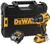 Аккумуляторная дрель-шуруповерт DEWALT DCD708D1T, 18 В, 1650 об/мин, с АКБ 2 Ач и ЗУ, в кейсе TSTAK (DCD708D1T-QW)