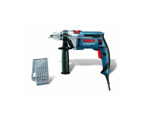 Дрель ударная Bosch GSB 16 RE 750 Вт + Набор сверл, кейс, 060114E501