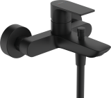 Смеситель для ванны hansgrohe Rebris E, внешнего монтажа 72450670, матовый черный