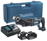 Аккумуляторный перфоратор Makita DHR241RFE, 18 В, 1.9 Дж, 4000 об/мин, с 2 АКБ 3 Ач и ЗУ, в кейсе