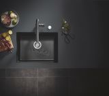 Мойка GROHE K700U с одной чашей, 610 x 460 мм, черный гранит (31655AP0)