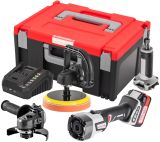 Набор электроинструмента ИНТЕРСКОЛ МультиМАКС 36В: привод ММ-36ВЭ + УШМ-3612ВЭ + ПШМ-3606ВЭ + УПМ-36ВЭ, с АКБ 2 АЧ и ЗУ, в кейсе