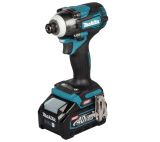 Аккумуляторный ударный шуруповерт Makita TD004GD201, 40 В, 230 Нм, 3900 уд/мин, с 2 АКБ 2.5 Ач и ЗУ, в кейсе MakPac