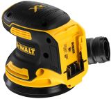 Аккумуляторная эксцентриковая шлифмашина DEWALT DCW210P1, 18 В, 125 мм, 12000 кол/мин, с АКБ 5 Ач и ЗУ