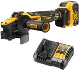 Аккумуляторная угловая шлифмашина DEWALT DCG416VSP1, 18 В, 125 мм, 9000 об/мин, с АКБ 5 Ач и ЗУ (DCG416VSP1N-XJ)