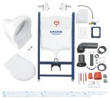 Комплект инсталляции GROHE Solido Compact 4 в 1 с подвесным унитазом Lecico Perth и сиденьем (39116000)