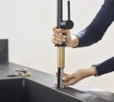 Смеситель для кухонной мойки hansgrohe Talis M54 210, с вытяжным душем 2jet, sBox 72801670, матовый черный