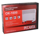 Конвектор Ресанта ОК-1600, 1600 Вт, до 16 м², 67/4/2