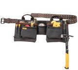 Кожаный ремень DEWALT с навесными сумками, DWST50112-1