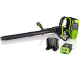 Ранцевый воздуходув, аккумуляторный Greenworks, 60V, бесщеточный, без АКБ и ЗУ, 2402307