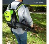 Ранцевый воздуходув, аккумуляторный Greenworks, 60V, бесщеточный, без АКБ и ЗУ, 2402307