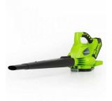 Воздуходув-пылесос садовый аккумуляторный Greenworks, 40V, бесщеточный, с 1хАКБ 4 Ач и ЗУ, 24227UB