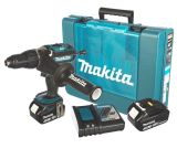 Аккумуляторная ударная дрель-шуруповерт Makita DHP451RFE, 1300 об/мин, с 2 АКБ 3 Ач и ЗУ, в кейсе