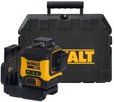Аккумуляторный лазерный нивелир DEWALT DCLE34031N, 18 В, зеленый луч, 40 м, без АКБ и ЗУ, в кейсе (DCLE34031N-XJ)