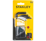 Комплект из 10 торцевых шестигранных ключей STANLEY 0-69-253, 1,5–10 мм