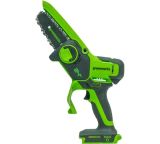 Цепная мини пила аккумуляторная Greenworks, 24V, 10 см, без АКБ и ЗУ, 2008207