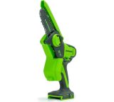 Цепная мини пила аккумуляторная Greenworks, 24V, 10 см, без АКБ и ЗУ, 2008207