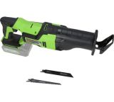 Пила сабельная аккумуляторная Greenworks, 24V, бесщеточная, без АКБ и ЗУ, 1200407