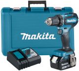 Аккумуляторная дрель-шуруповерт Makita DDF485RF, 18 В, 1900 об/мин, с АКБ 3 Ач и ЗУ, в кейсе