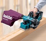 Аккумуляторный рубанок Makita, 15000 об/мин, без АКБ и ЗУ, KP001GZ
