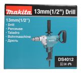 Электрическая дрель-миксер Makita 750 Вт, 13 мм, 600 об/мин, DS4012