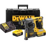 Аккумуляторный перфоратор DEWALT DCH273P2, 18 В, 2.1 Дж, 4600 уд/мин, с 2 АКБ 5 Ач и ЗУ, в кейсе (DCH273P2-QW)