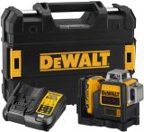 Аккумуляторный лазерный нивелир DEWALT DCE089D1R, 12 В, красный луч, 20 м, с АКБ 2 Ач и ЗУ, в кейсе TSTAK (DCE089D1R-QW)