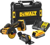 Аккумуляторная отрезная машина DEWALT DCS438E2T, 18 В, 76 мм, 20000 об/мин, с 2 АКБ 1.7 Ач и ЗУ, в кейсе TSTAK