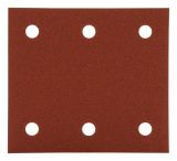 Бумага шлифовальная для шлифмашинок Makita 114х102 мм, K180, цвет красный, 50 шт., P-42472