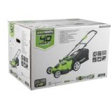 Аккумуляторная газонокосилка Greenworks TwinForce, 40 В, 49 см, 60 л, без АКБ и ЗУ, 2500207