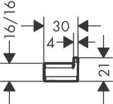 Крючок hansgrohe AddStoris 41742140, шлифованная бронза