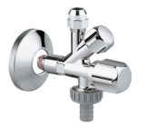 Вентиль угловой комбинированный GROHE 3/8 дюйма, хром (22034000)
